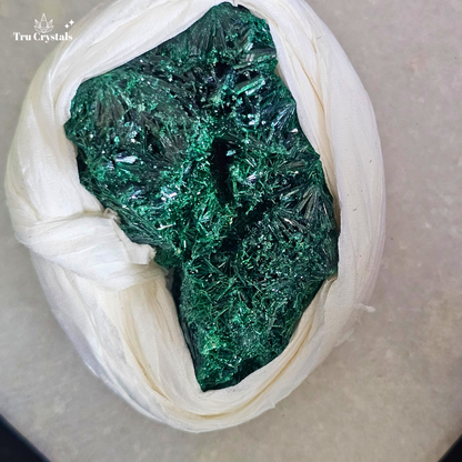 Fibrous Malachite Mineral Speciman For Abundance and Growth