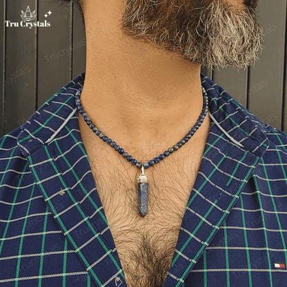 Lapis Lazuli Men's Necklace – Wisdom, Strength & Intuition