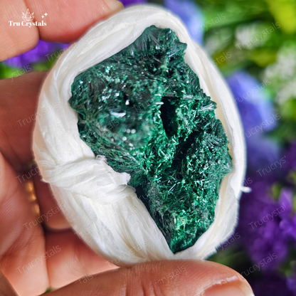 Fibrous Malachite Mineral Speciman For Abundance and Growth