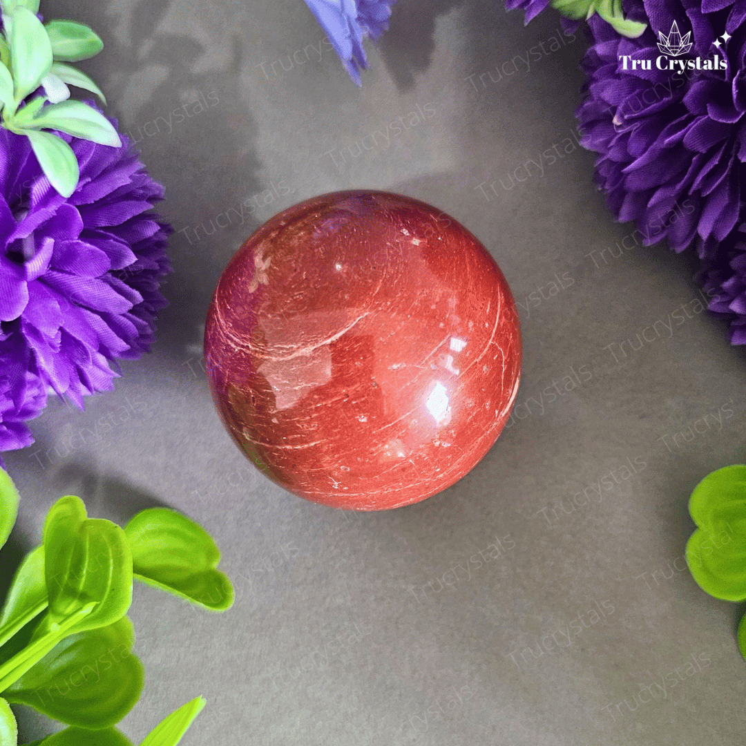 Red Jasper Sphere: Grounding Energy, Courage, and Stability