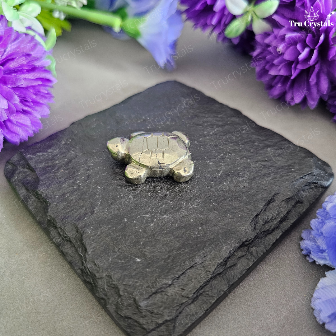 Pyrite Mini Turtles Prosperity and Protection in Your Pocket!