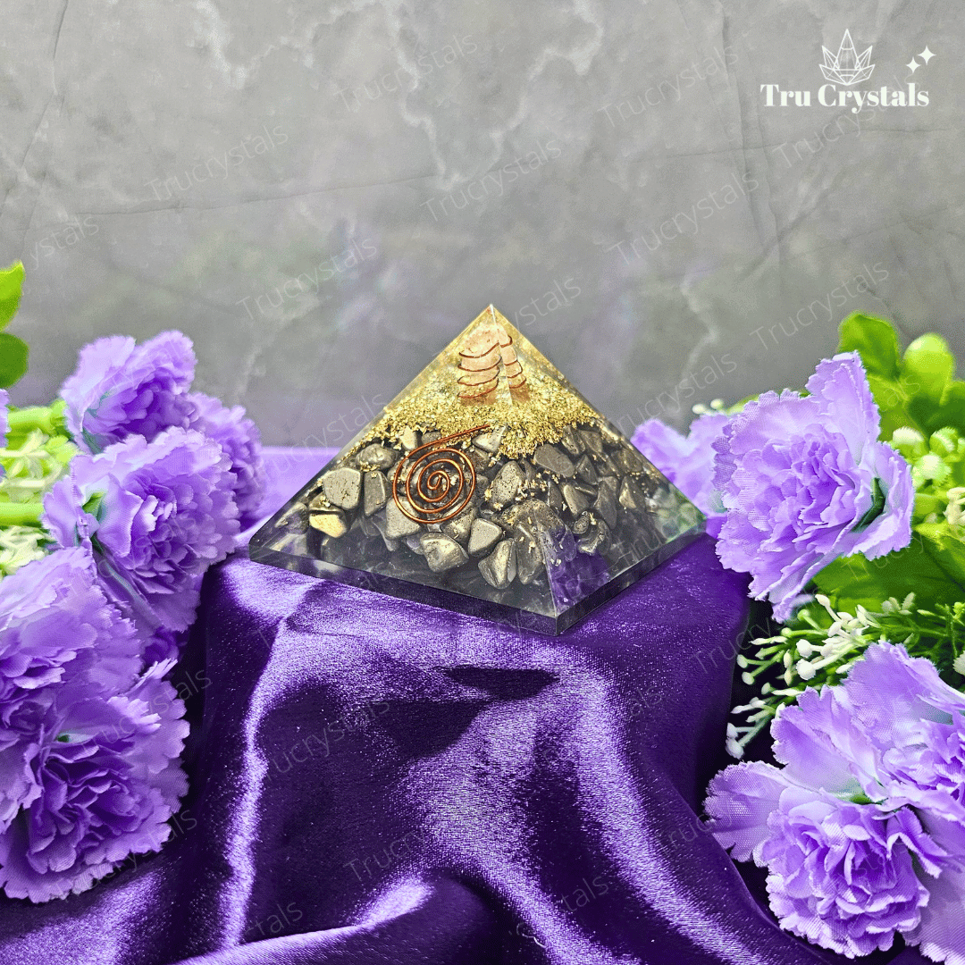 Orgonite Pyrite Pyramid: A Powerful Energy Generator for Abundance