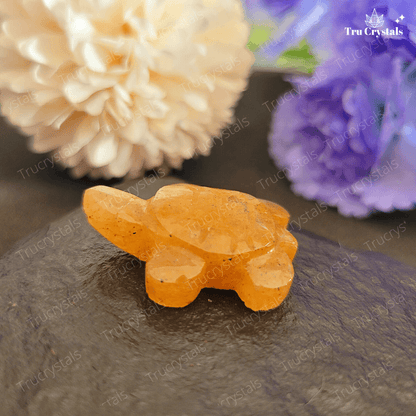 Golden Citrine Quartz Mini Turtles