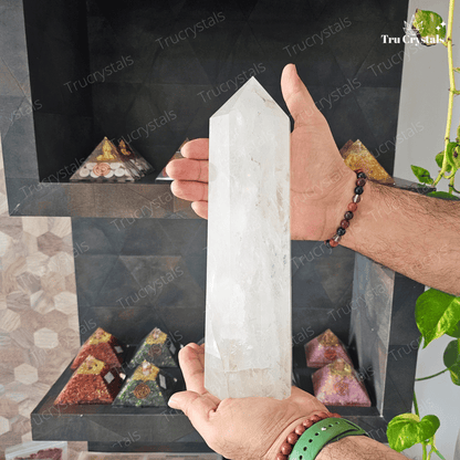 Clear Quartz Jumbo Towers (Brazil)- Brahmi