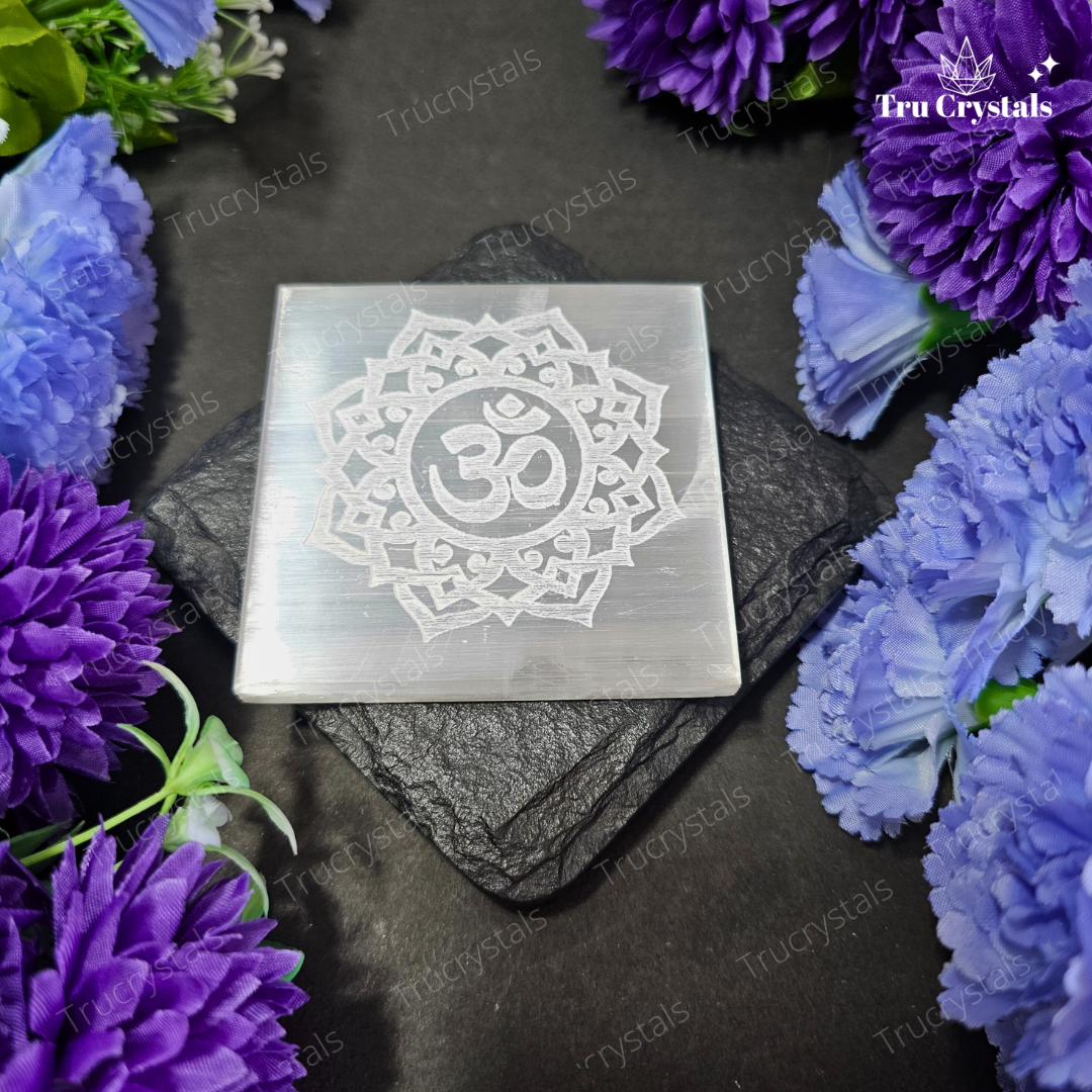 Bracelet charging Selenite Plate -OM