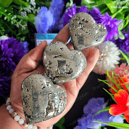 Exclusive Peru Pyrite Hearts