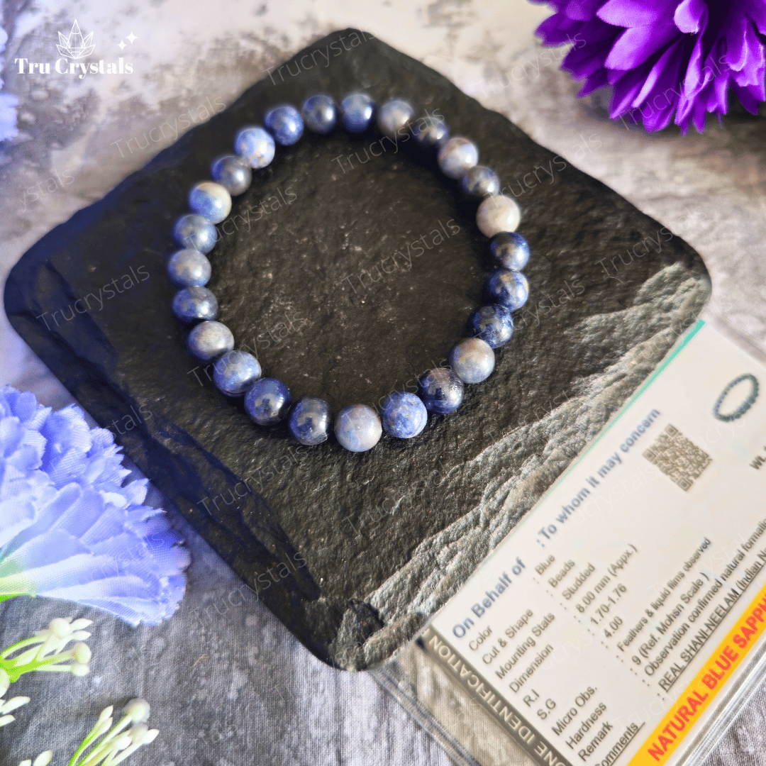 Blue Sapphire Bracelet for Focus and Discipline