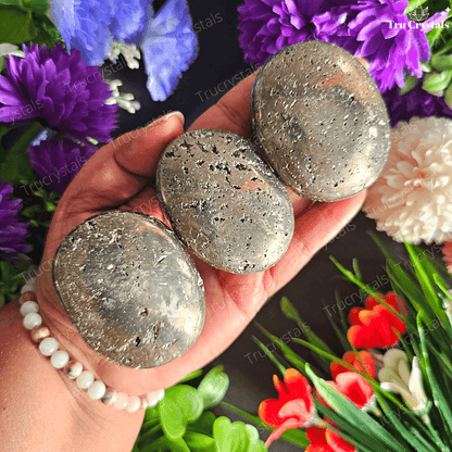 Exclusive Peru Pyrite Palm Stone