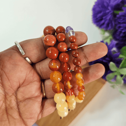 7 Chakra Bracelet with Buddha Charm :Energy Alignment for Mind, Body, and Spirit