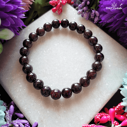 Garnet Bracelet For Prosperity & Grounding