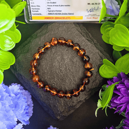 Natural Amber Bracelet For Happiness and Health