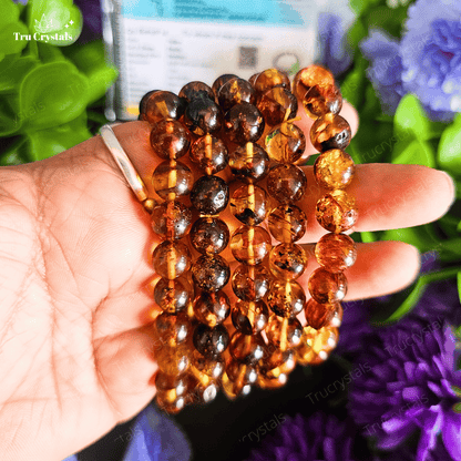 Natural Amber Bracelet For Happiness and Health