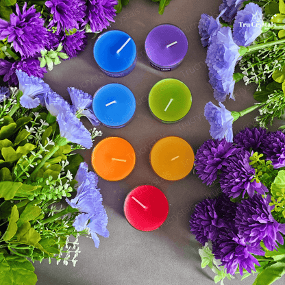 7 Chakra Tea Light Candles