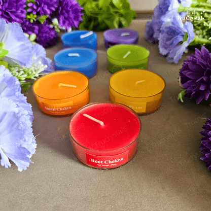 7 Chakra Tea Light Candles