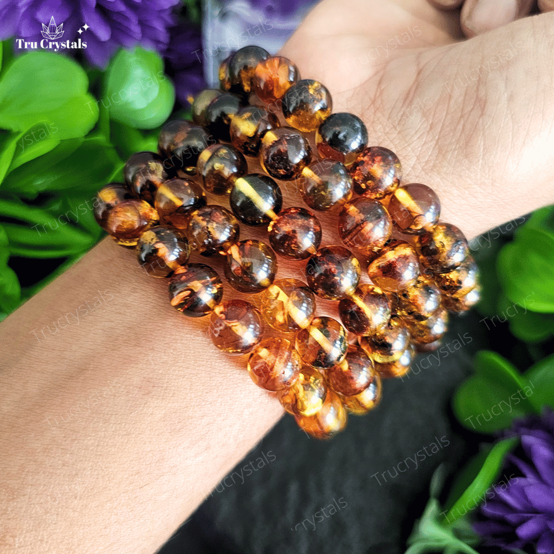 Natural Amber Bracelet For Happiness and Health