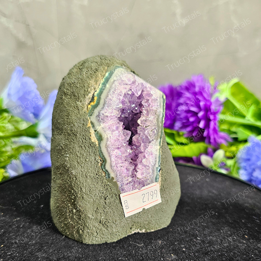 Brazilian Amethyst Geode - AA -Aheli