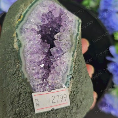 Brazilian Amethyst Geode - AA -Aheli