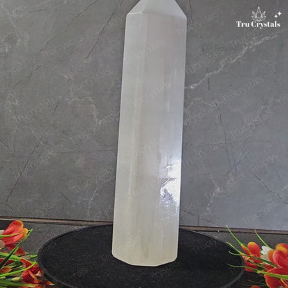 Selenite Jumbo Tower – The Ultimate Energy Cleanser & Amplifier- 1.66kg