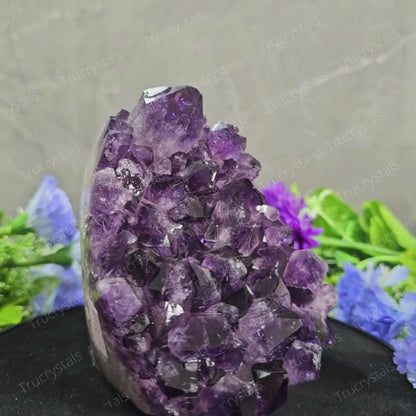 Brazilian Amethyst Geode - AAAA Star Quality -Aruna