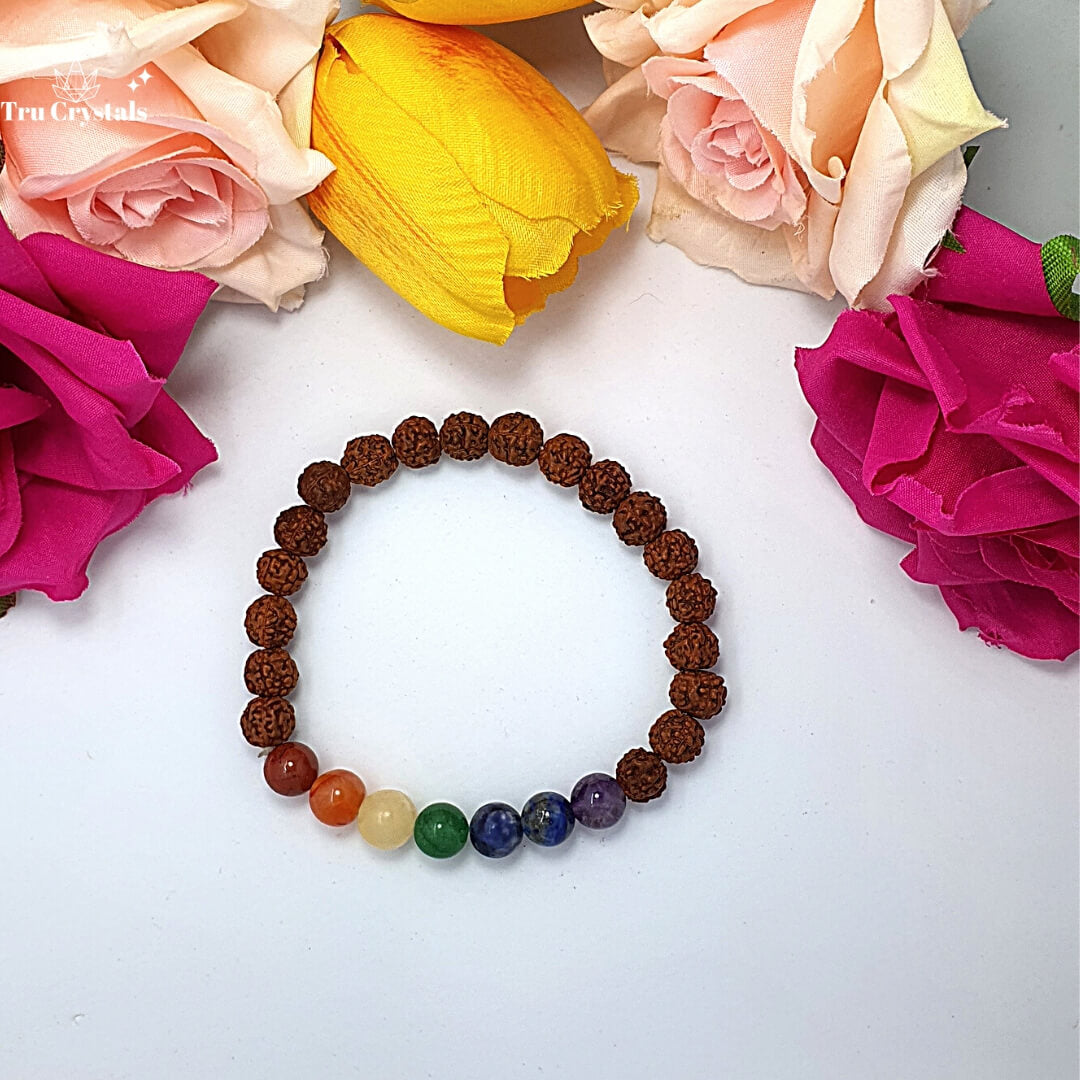 ✨7 Chakra Bracelet ✨ • 8 KD • Balance all your chakras with our genuine  crystals. Amethyst - Crown chakra Lapis Lazuli - Third eye… | Instagram