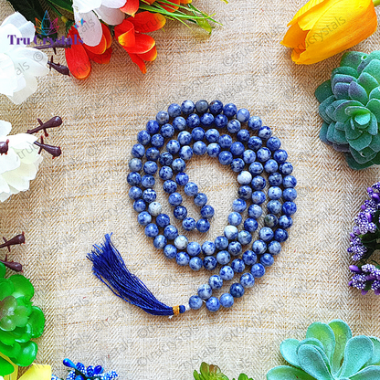 Sodalite Japa Mala: For Spiritual Growth