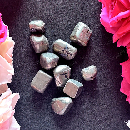 Pyrite Tumble stones (Pack of 4)