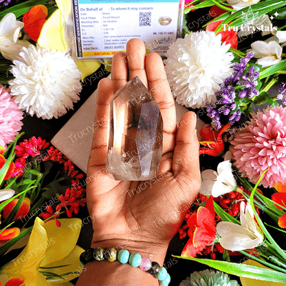 Natural Smoky Quartz Points (Certified)