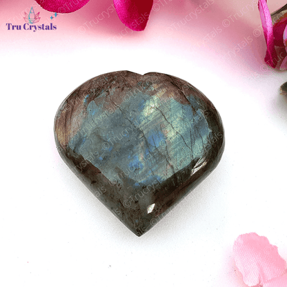 Iridescent Labradorite heart