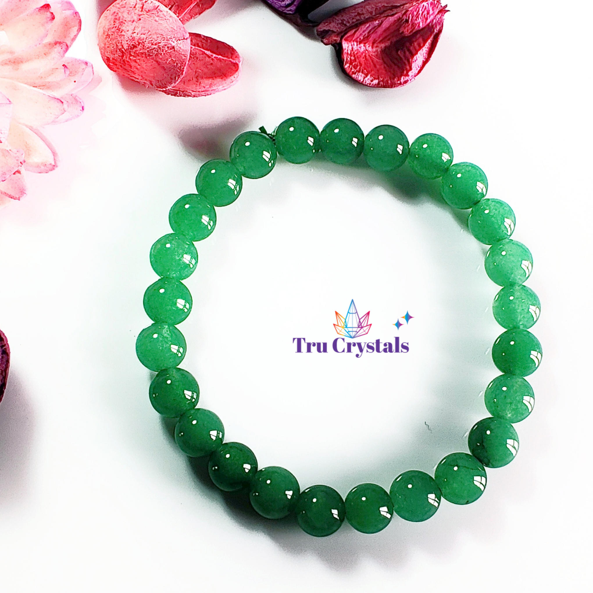 Buy Aventurine Bracelet 6 mm Round Bead Reiki Healing Crystal - Stone  Chakra Bracelet (Color : Green) | Globally