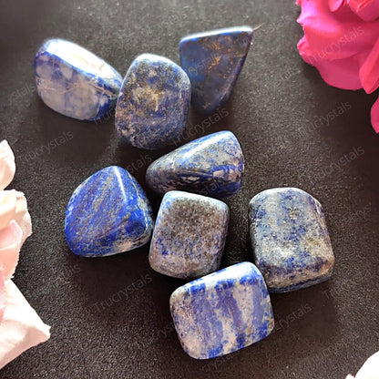 Lapis Lazuli Tumbles (Pack of 4 Stones)