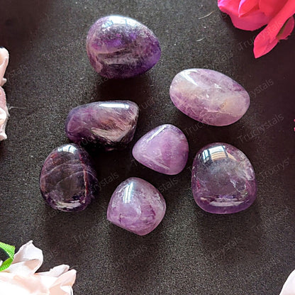 African Amethyst Tumble Stone (Pack of 4 Stones)