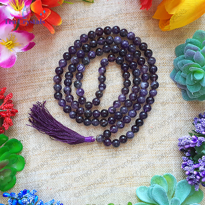 Amethyst Japa Mala: To Relieve Stress