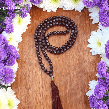 Garnet Japa Mala: For Prosperity and Abundance