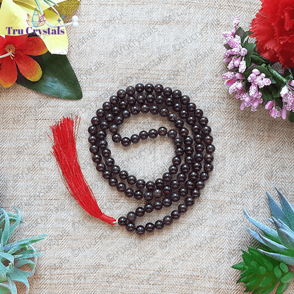 Garnet Japa Mala: For Prosperity and Abundance