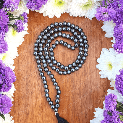 Hematite Japa Mala: For Concentration and Focus