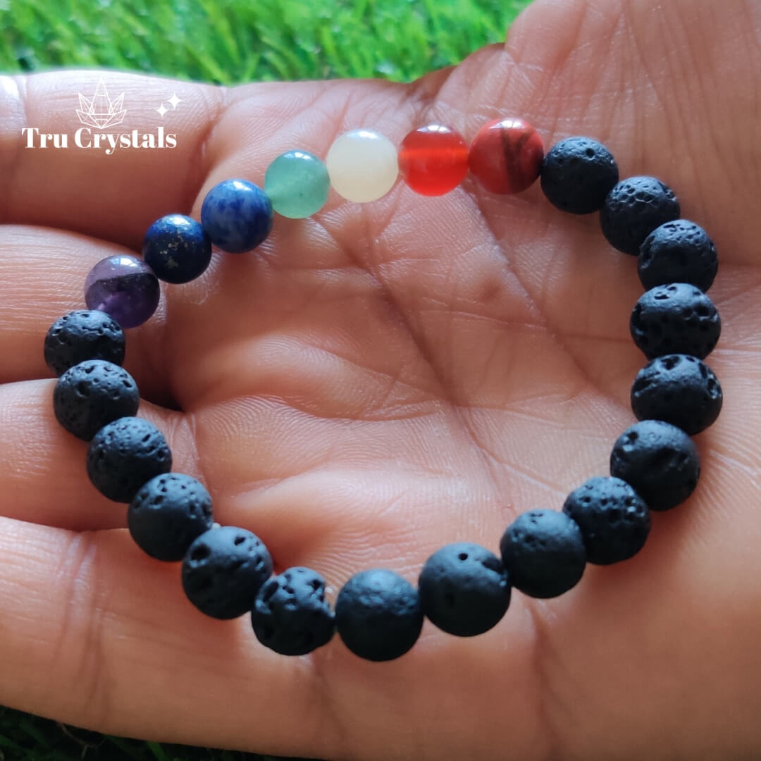 WICCSTAR Chakra Bracelet Spiritual Crystal Healing for Anxiety Relief   Amazoncouk Fashion