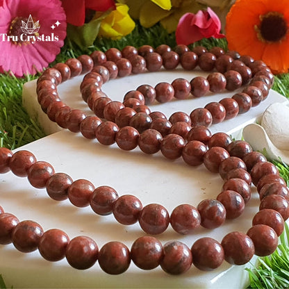 Red Jasper Japa Mala: For Patience & Tolerance