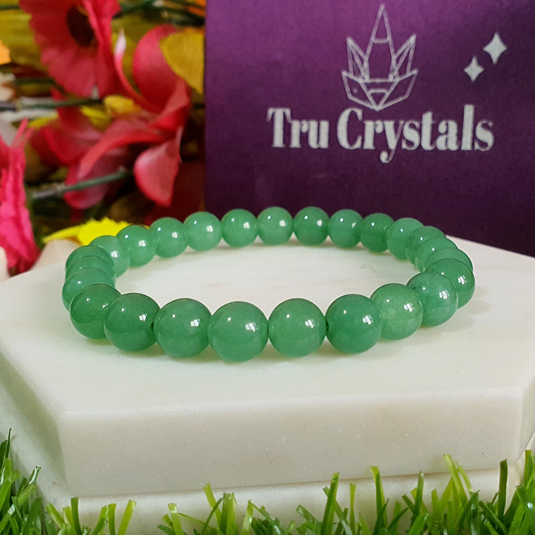 Buy Plus Value Charged Energized Natural Green Aventurine Bracelet for Men  & Women Used in Vastu, Feng Shui, Reiki Healing, Crystals Chakra Aura at  Amazon.in