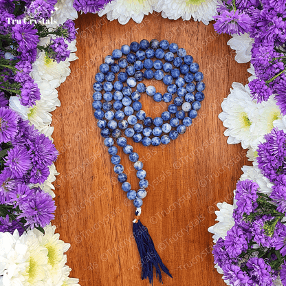 Sodalite Japa Mala: For Spiritual Growth