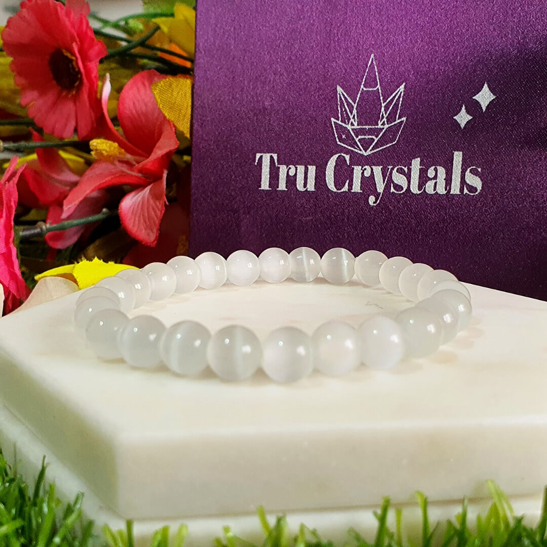 Selenite Bracelet for Aura cleansing