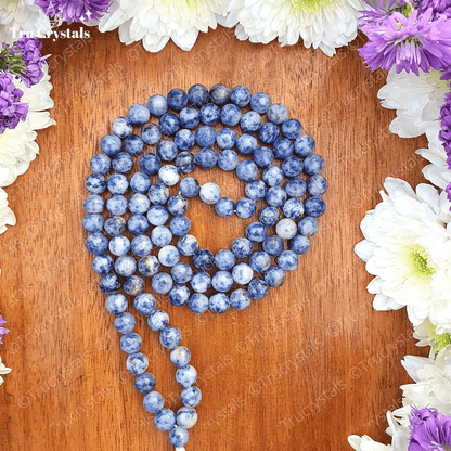 Sodalite Japa Mala: For Spiritual Growth