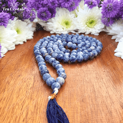 Sodalite Japa Mala: For Spiritual Growth