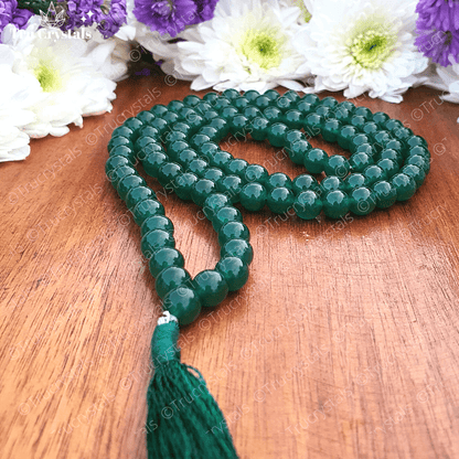 Green Jade Japa Mala: To Bring Good Luck