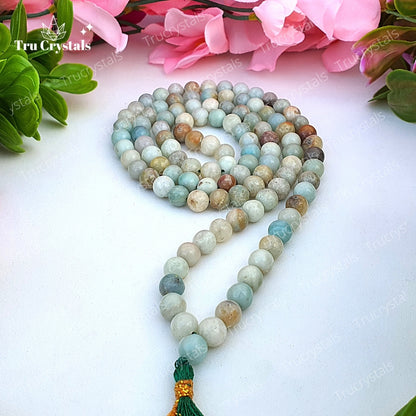 Amazonite Japa Mala: For Good Health