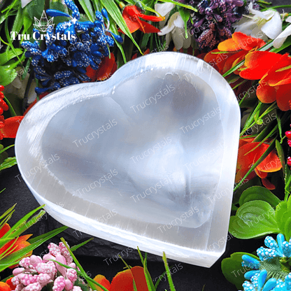 Selenite Bowl -Heart