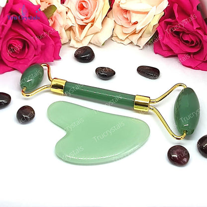 Jade Roller and Guasha set