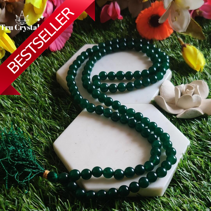 Green Jade Japa Mala: To Bring Good Luck